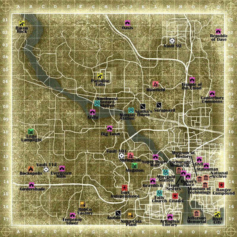 Map image - Fallout Zero for Fallout 3 mod for Fallout 3 - ModDB